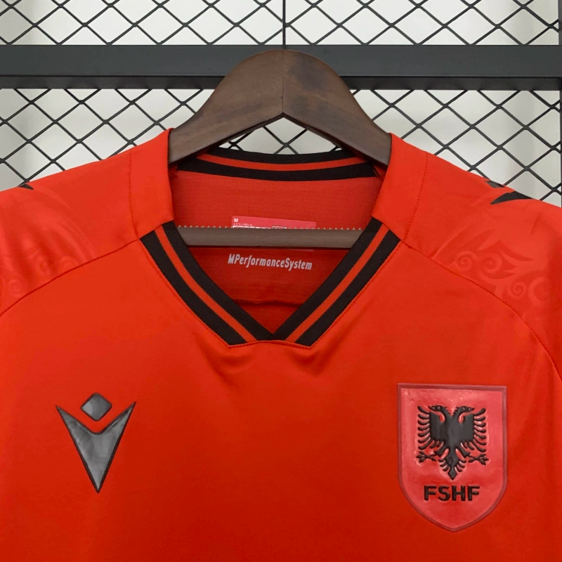 Camisa Albânia Titular 25/26 - Versão Torcedor
