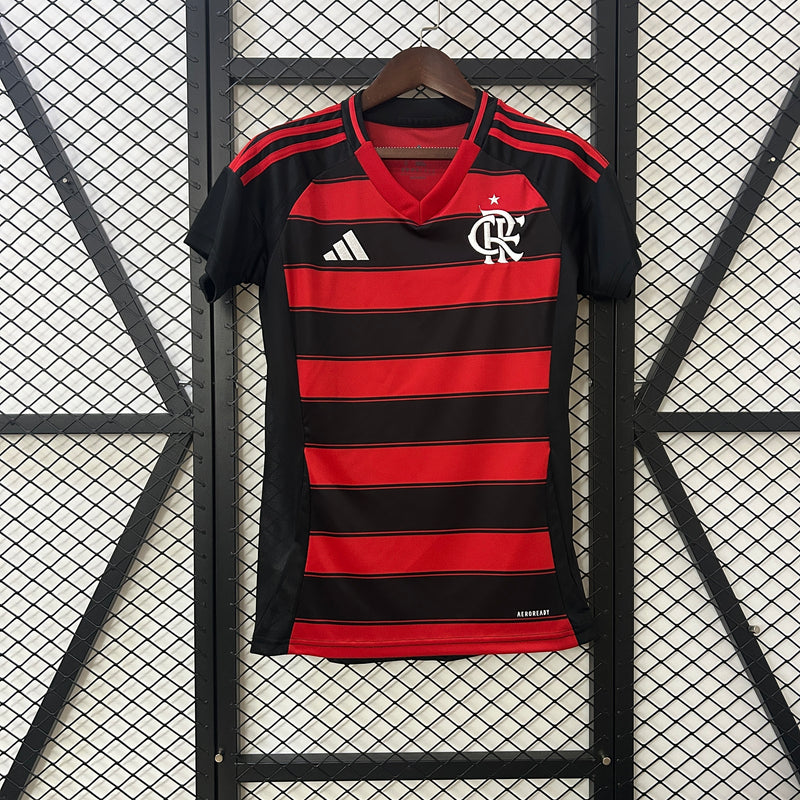 Camisa Flamengo Home Adidas Feminina 25/26 - Versão Torcedor