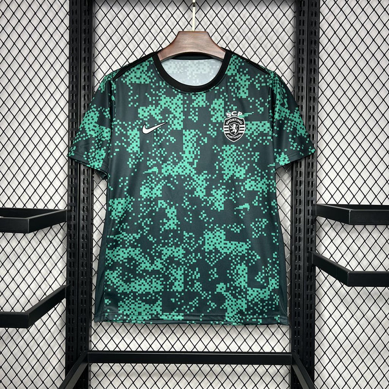 Camisa Sporting Pré-Jogo 24/25 - Nike Torcedor Masculina