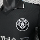 Camisa Manchester City Away Preta 25/26 - Versão Jogador
