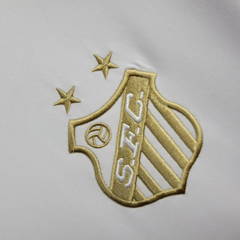 Camiseta Casual Comemorativa Pelé 1000 gols Santos - Branca