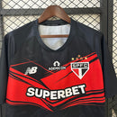 Camisa São Paulo Treino Preta 25/26 - NB Torcedor Masculina