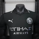 Camisa Manchester City Away Preta 25/26 - Versão Jogador
