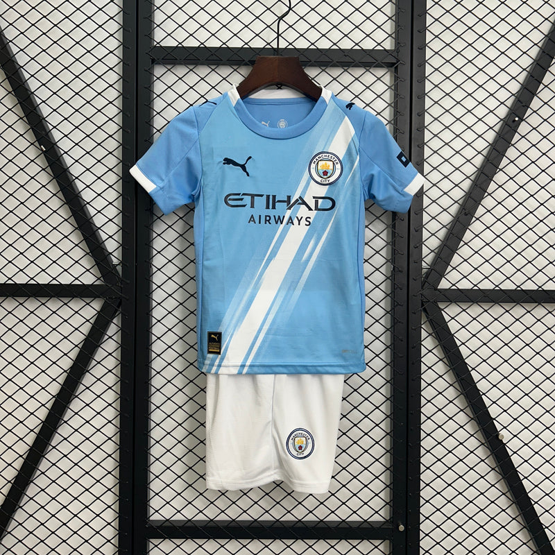 Kit Infantil Manchester City Home 25/26