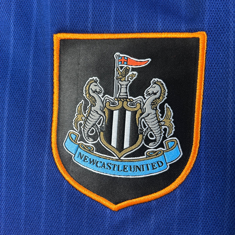 Camisa Newcastle Away Azul 25/26 - Versão Torcedor