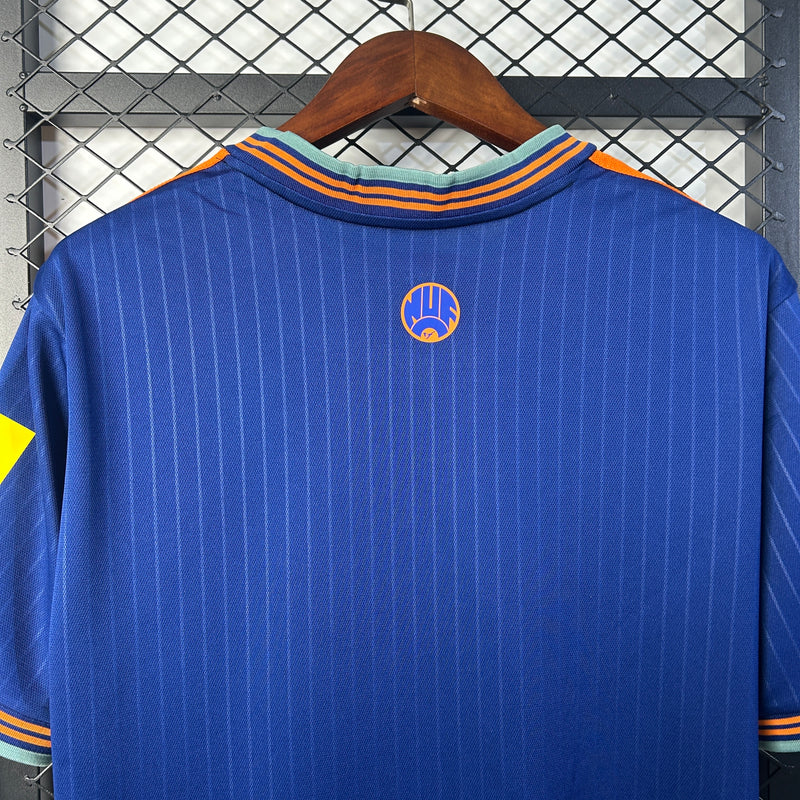 Camisa Newcastle Away Azul 25/26 - Versão Torcedor