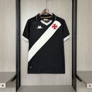 Camisa Vasco da Gama Preta Kappa 25/26 - Versão Torcedor