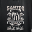 Camiseta Casual Santos - Preta