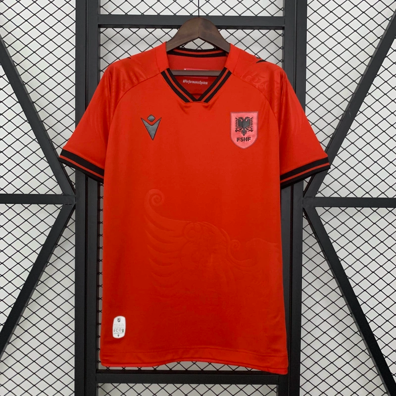 Camisa Albânia Titular 25/26 - Versão Torcedor