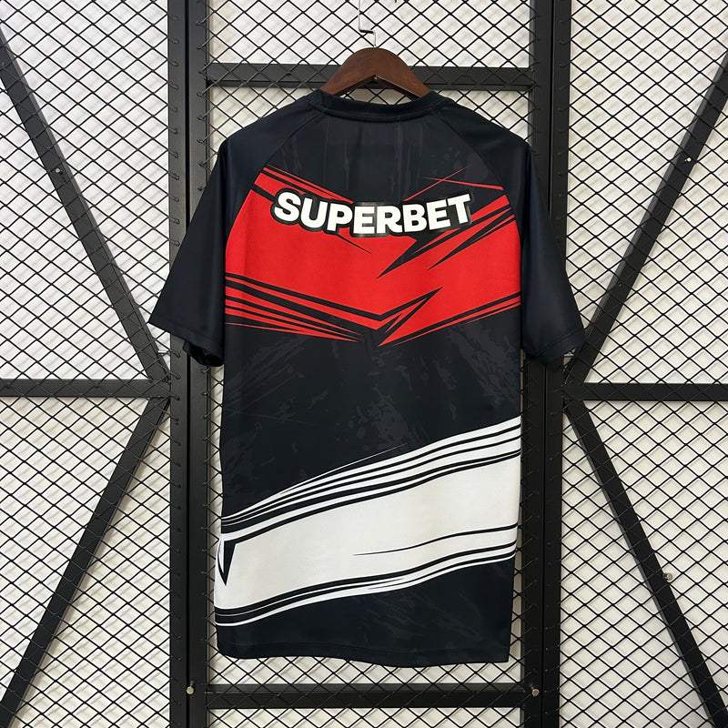 Camisa São Paulo Treino Preta 25/26 - NB Torcedor Masculina