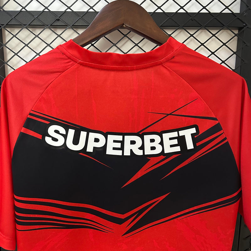 Camisa São Paulo Treino Vermelha 25/26 - NB Torcedor Masculina