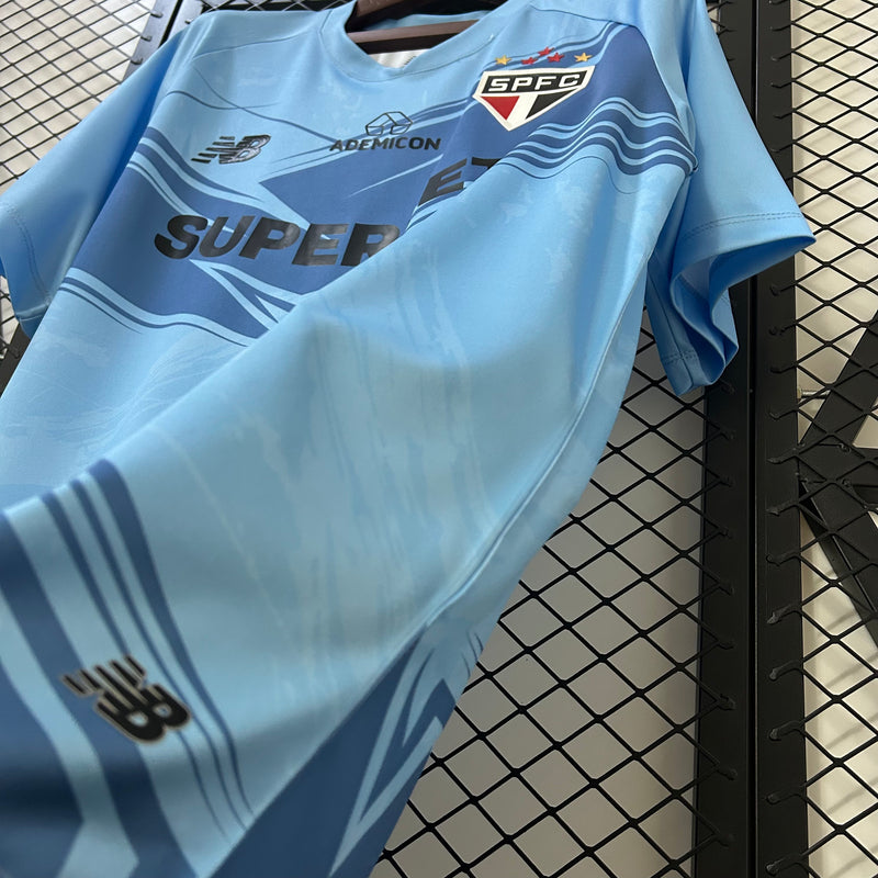 Camisa São Paulo Treino Azul 25/26 - NB Torcedor Masculina
