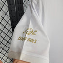 Camiseta Casual Comemorativa Pelé 1000 gols Santos - Branca