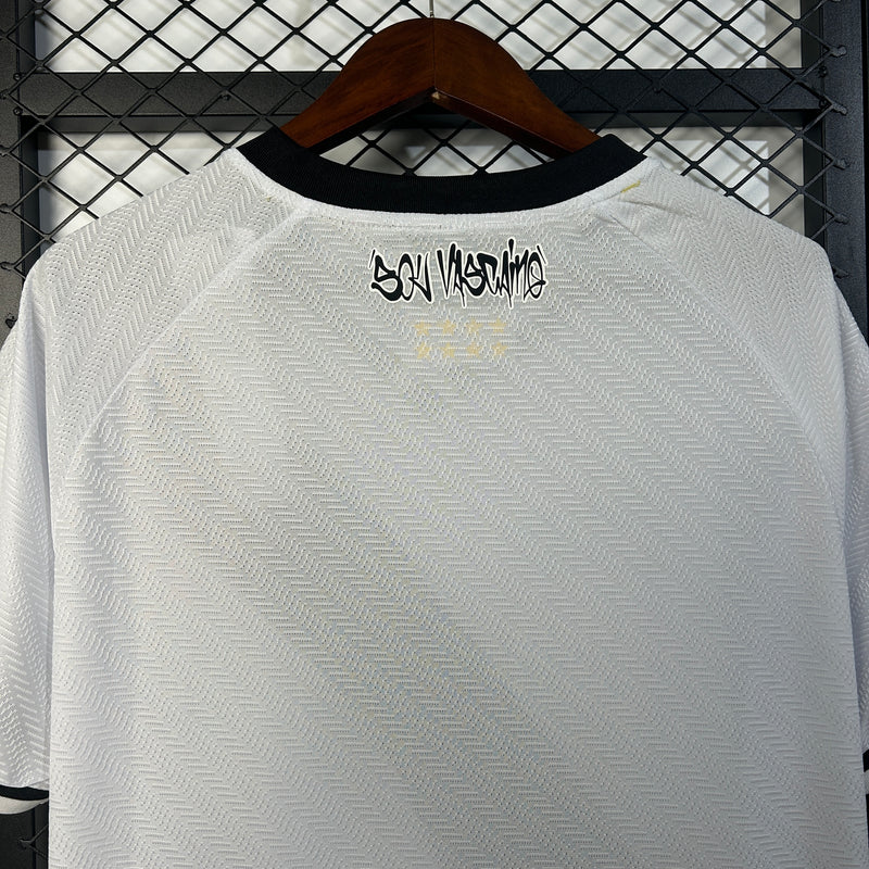 Camisa Vasco da Gama Branca Kappa 25/26 - Versão Torcedor