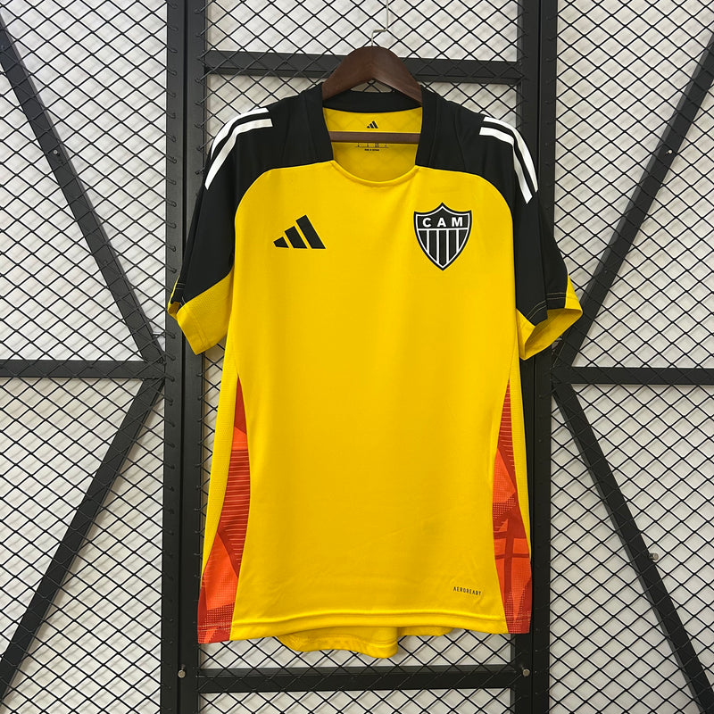 Camisa Atlético Mg Treino Amarela 25/26 - Adidas Torcedor Masculina