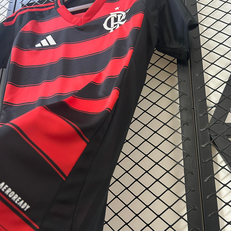 Camisa Flamengo Home Adidas Feminina 25/26 - Versão Torcedor