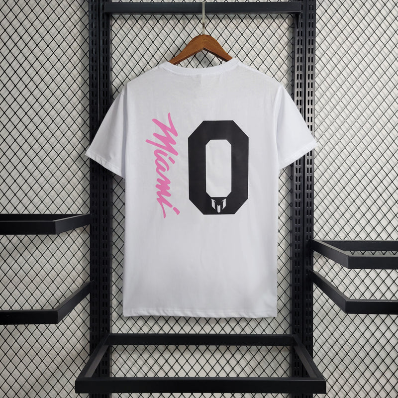Camiseta Casual Inter Miami - Messi 10 - Adidas Branca