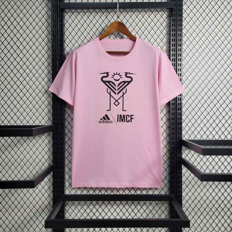 Camiseta Casual Inter Miami Adidas - Rosa