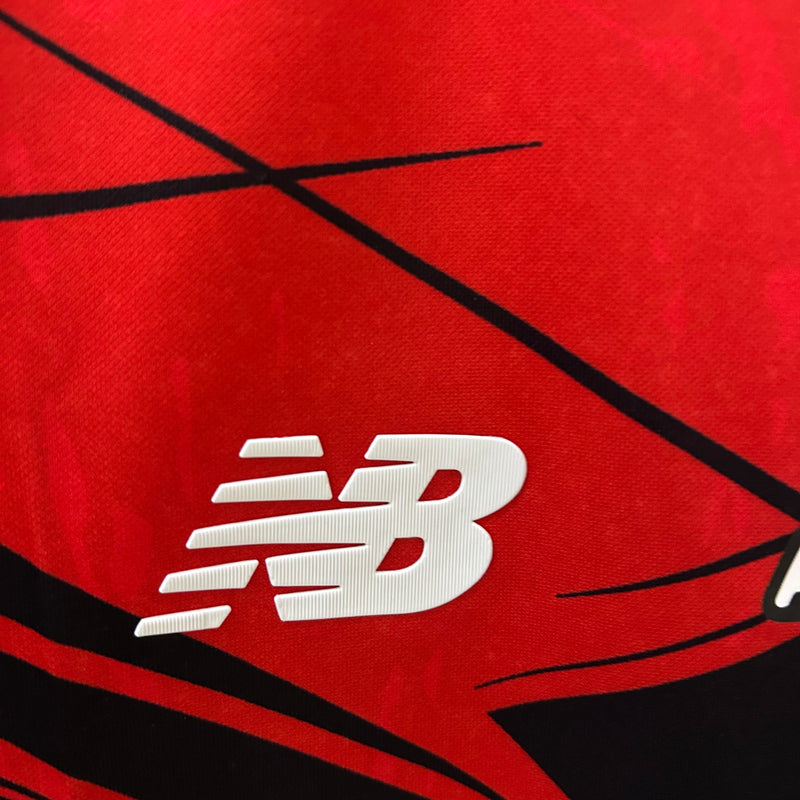 Camisa São Paulo Treino Vermelha 25/26 - NB Torcedor Masculina