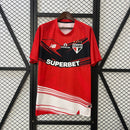 Camisa São Paulo Treino Vermelha 25/26 - NB Torcedor Masculina