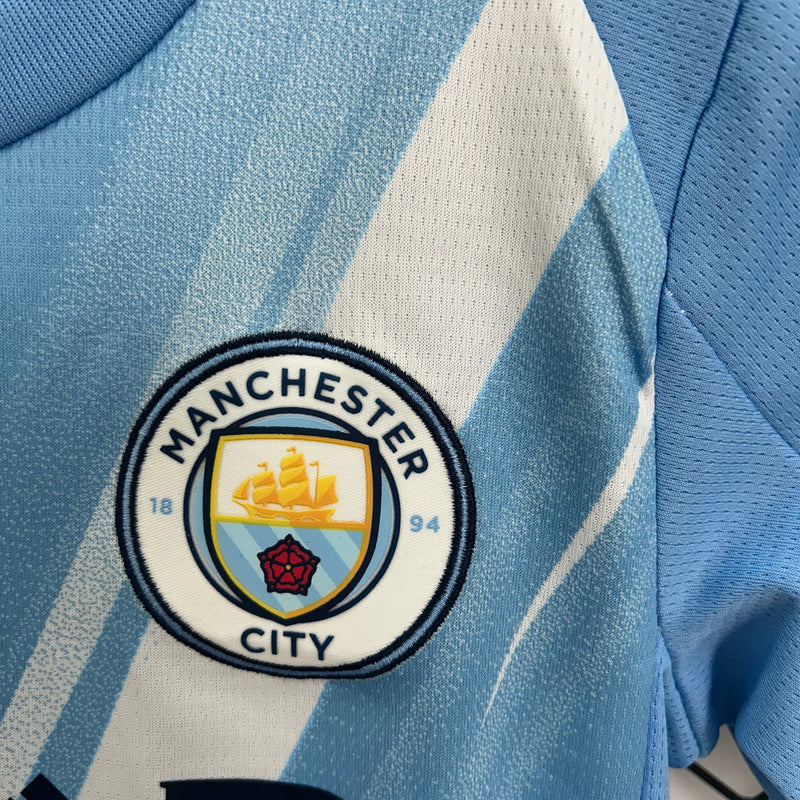 Kit Infantil Manchester City Home 25/26