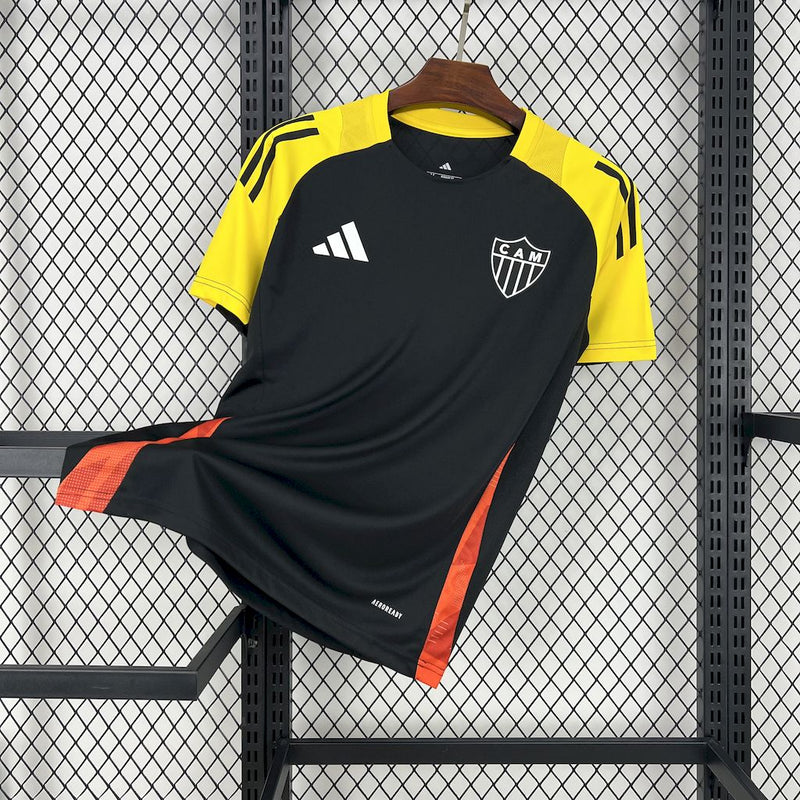 Camisa Atlético Mg Treino Preta 25/26 - Adidas Torcedor Masculina